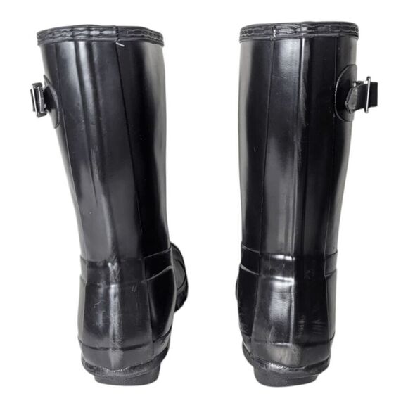 HUNTER Original Short Gloss Rain Boot Size 8 - Picture 5 of 16
